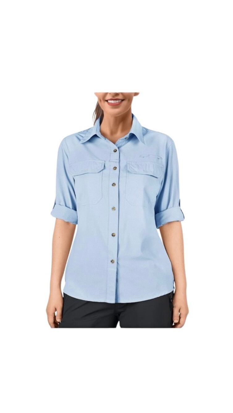 BNWT 33,000ft, Cool Quick Dry Long Sleeve Outdoor Hiking Travel Shirt